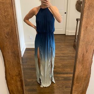 Planet Blue Ombré Maxi Dress